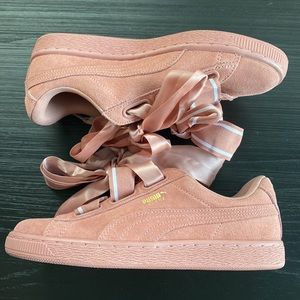 Puma Basket Suede Heart Sneakers
